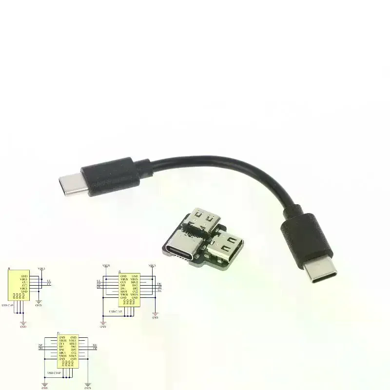 Interface Power Splitter Suitable For USB 1 To 2 Module USB Power Splitter For Computer Communication Board Type-C