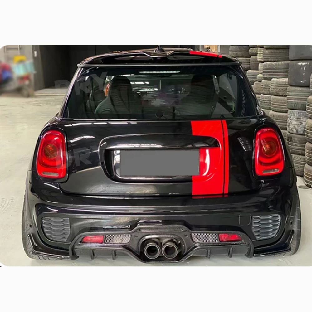 

Rear Diffuser Lip Spoiler Side Splitters Canards Flaps Car Body KitsFor BMW MINI F55 F56 2006-2015 Carbon Fiber FRP Accessories
