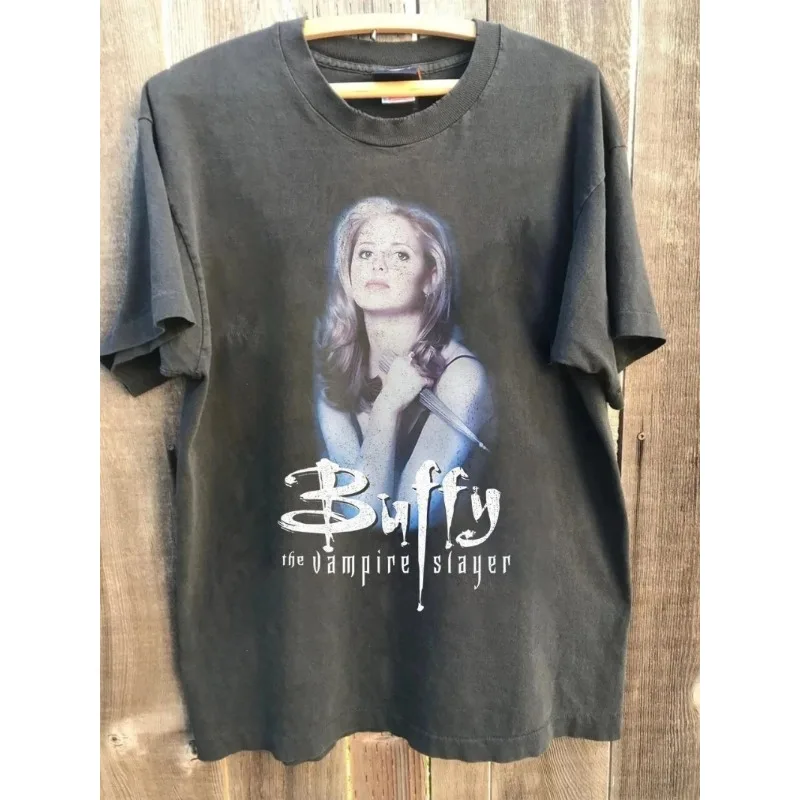 Retro Buffy The Vampire Slayer Horror Movie 90s Reprint Unisex T shirt