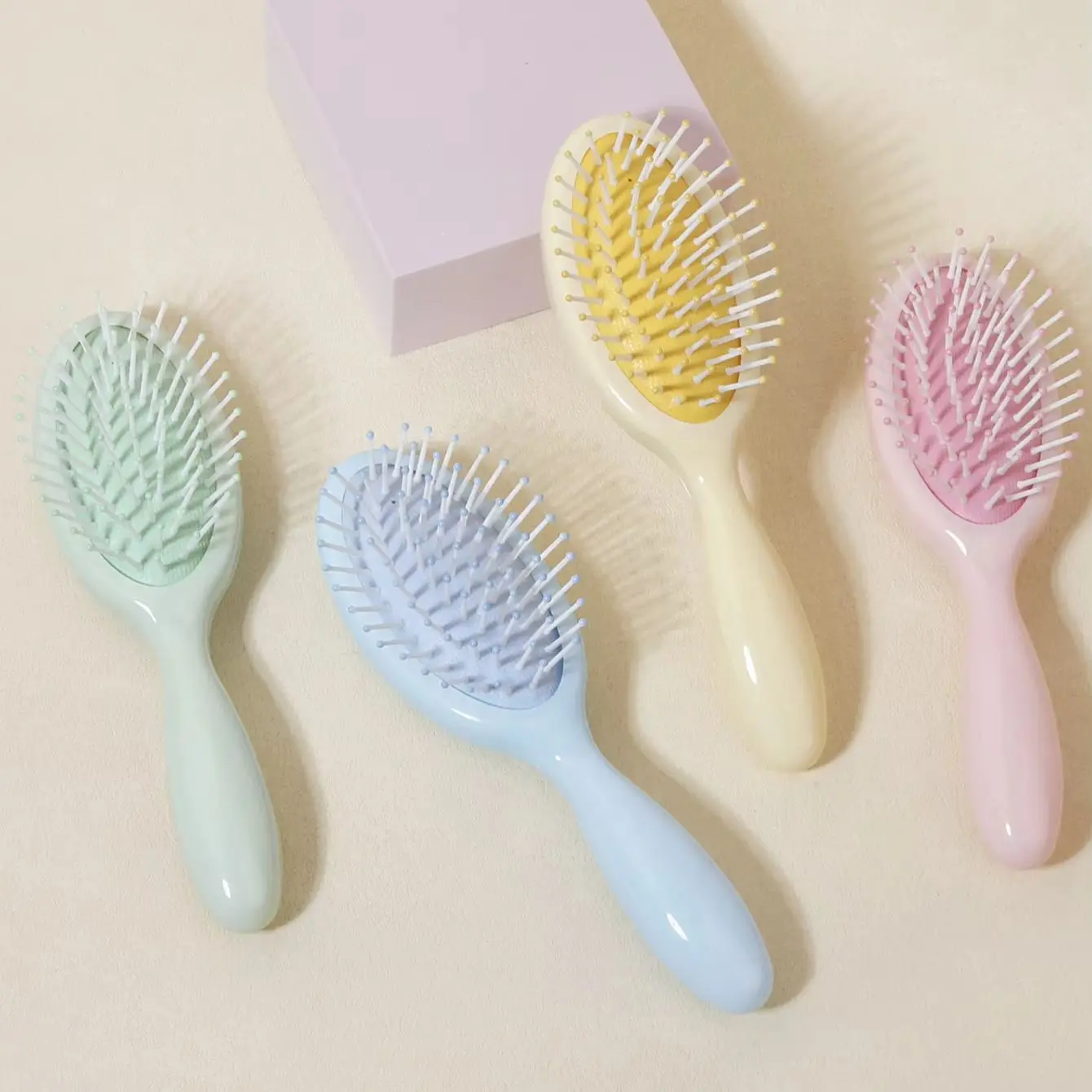 Women's Airbag Comb Mini Cute Anti slip Korean Edition Home Durable Massage Comb Air Cushion Comb Special for real hair wigs