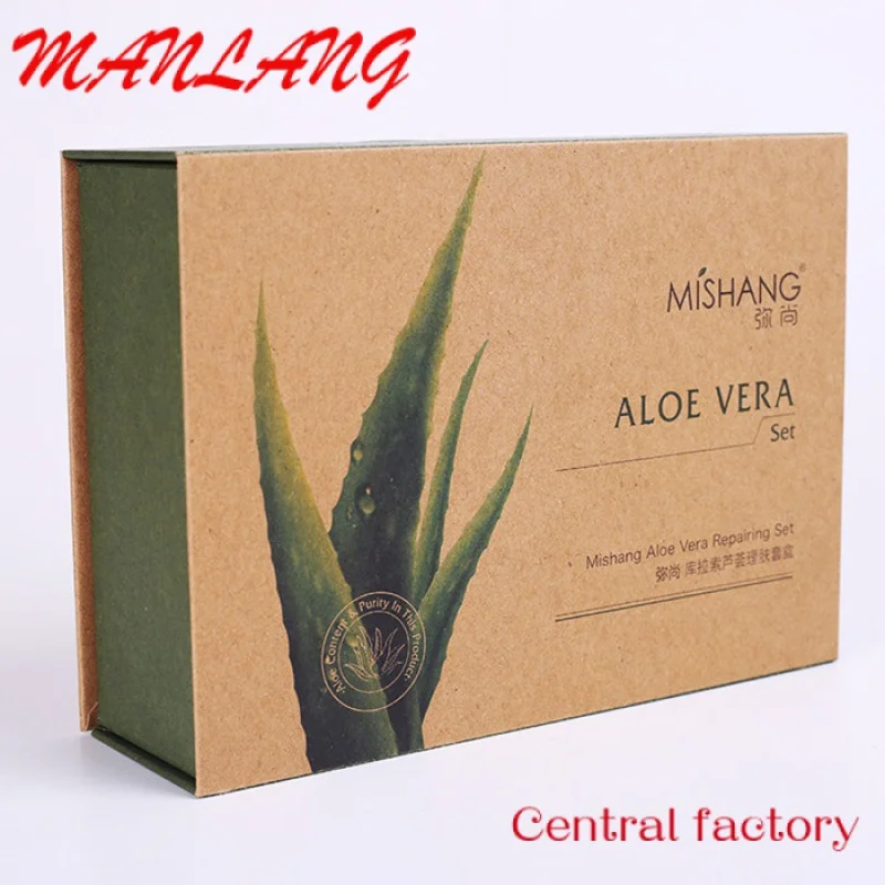 Custom  CustomHotsale Skin Care Products Paperboard Magnetic Closure Box Flip Top Cardboard Eco Gift Packaging