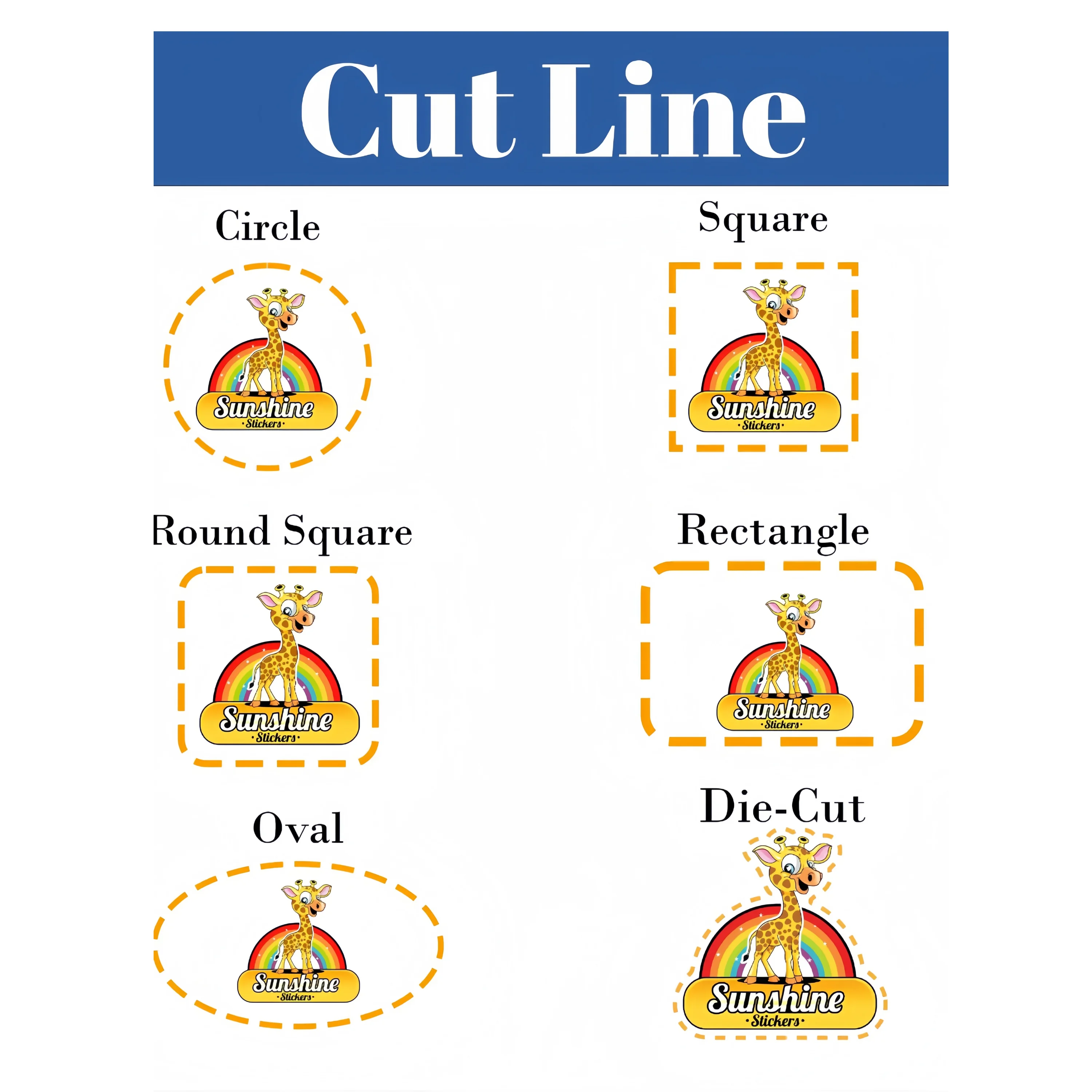 4-8cm Custom Stickers Personalized Bus Decals Available in Bulk Quantities 10-1000PCs Customizable Sticker Various Shapes Styles