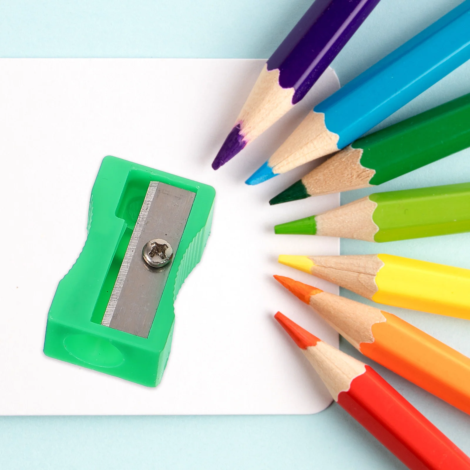 Imagem -04 - Mini Plastic Pencil Sharpener Máquina de Corte Lápis Padrão Candy Color Escola Material de Escritório Papelaria Cores Misturadas 30 Pcs