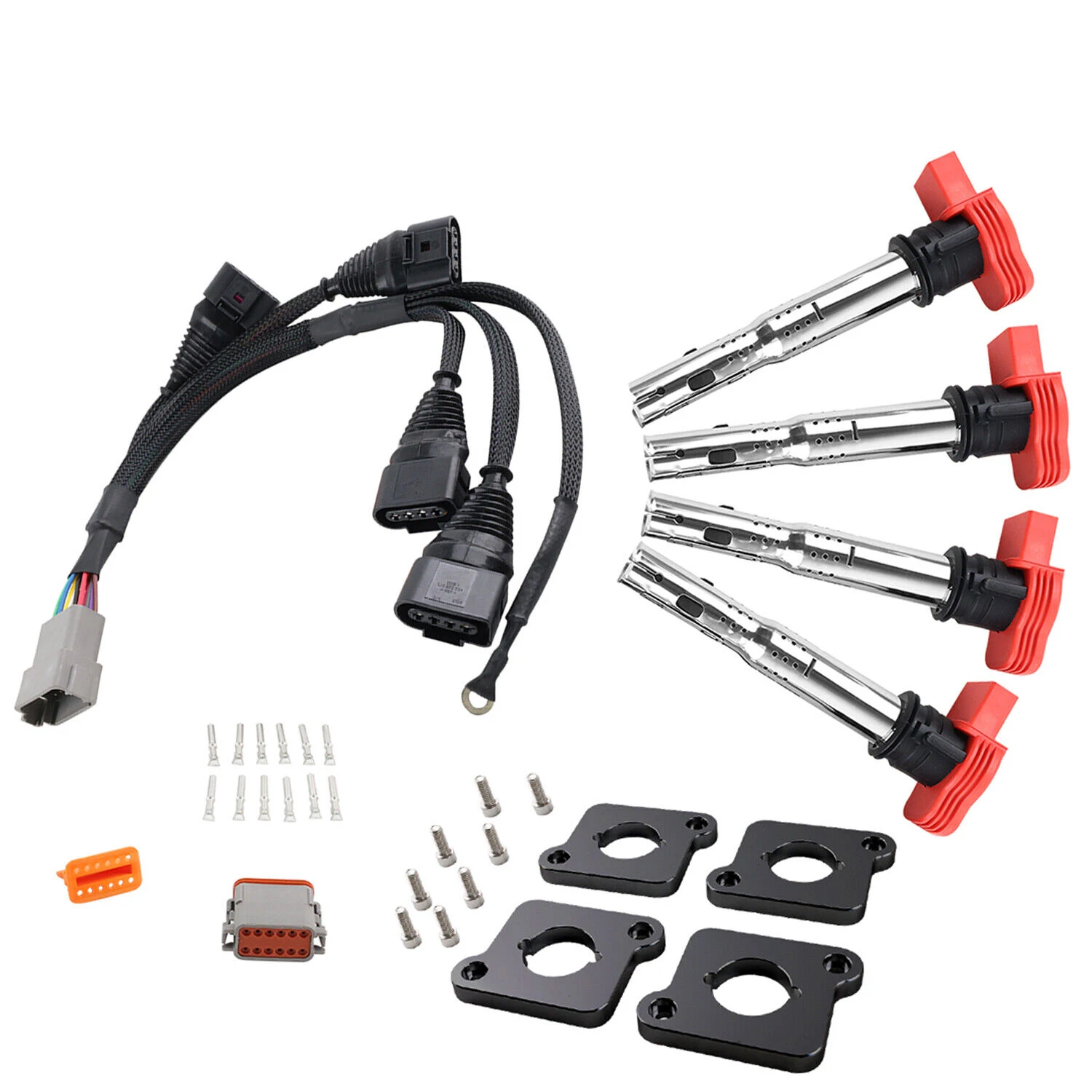 1.8T to 2.0T FSI R8 Ignition Coil Packs Conversion ICM FITS FSI for  Passat Golf Jetta A4 B5