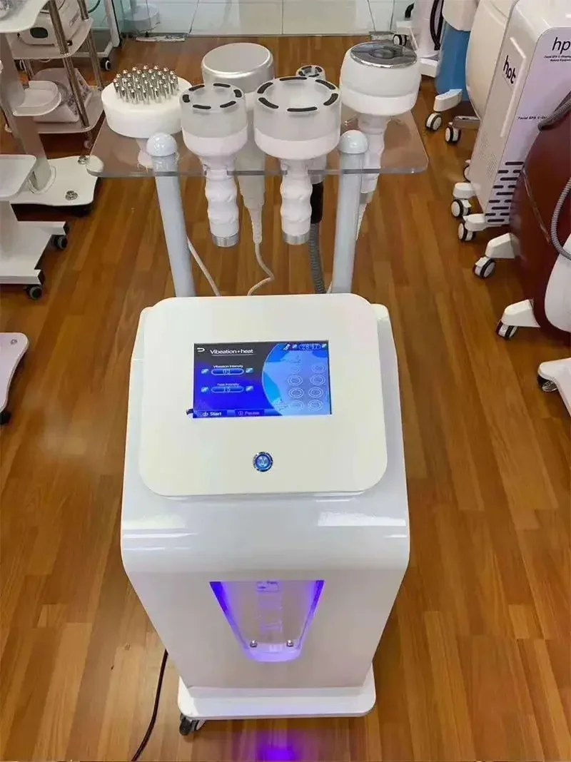 فراغ التجويف 5D 80K آلة 6 في 1 الدهون الموقد الجسم الكنتوري شفط الدهون التخسيس فقدان الوزن مكافحة السيلوليت