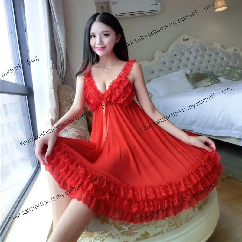 

Летние женские пижамы, кружевные пижамы, пижамы больших размеров на бретелях, платья ниже колена.