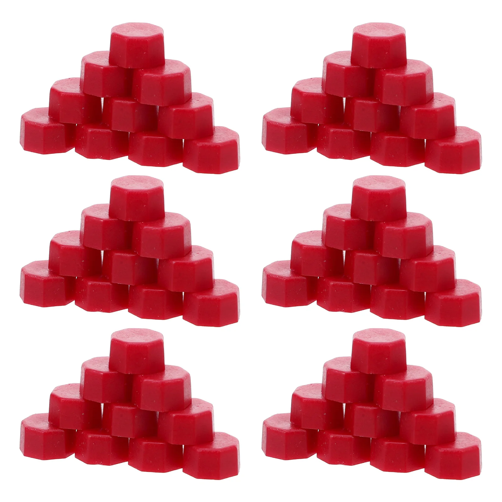 

6 Packs Red Octagon Wax Sealing Beads Set For Diy Envelope Wedding Invitation Wine Bottle Sealing Wax Pellets Kit Sealingwax