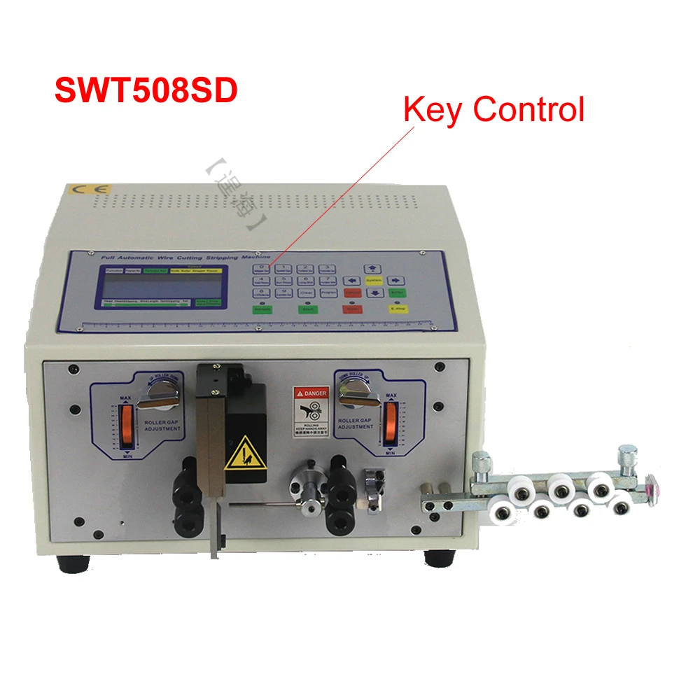 

SWT508SD-S Touch Screen Automatic Wire Stripping Peeling Cutting Machine SWT508SD 220V 110V Cable Cutter Stripper 0.1-4.5mm2