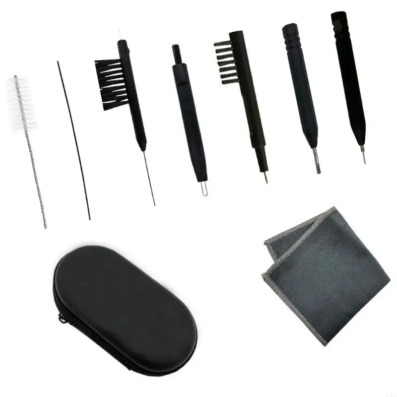 94PC 9 in 1 Hearing Aids Maintenance Care Tool Including Earbud Cleaner & Carry Case