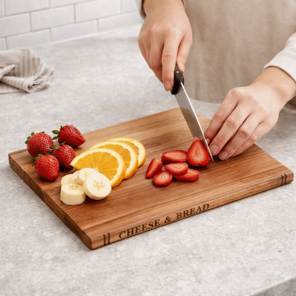 

1/3 Pieces Multi-Functional Wooden Cutting Board Minimalist Large Size Book Chopping Block Thickened Chopping Board