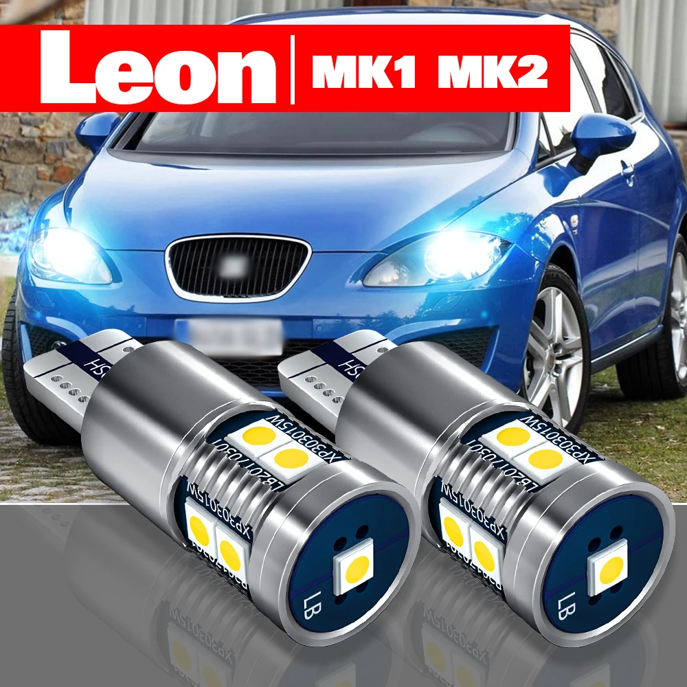 

For Seat Leon MK1 1M MK2 1P 1999-2012 2pcs LED Parking Light Clearance Lamp Accessories 2004 2005 2006 2007 2008 2009 2010 2011