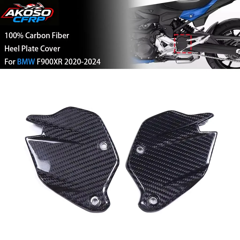 pieces-de-protection-de-plaque-de-talon-de-moto-pour-bmw-f900xr-2020-–-2024-100-3k-repose-pieds-arriere-en-fiber-de-carbone-accessoires-de-protection-d'aile