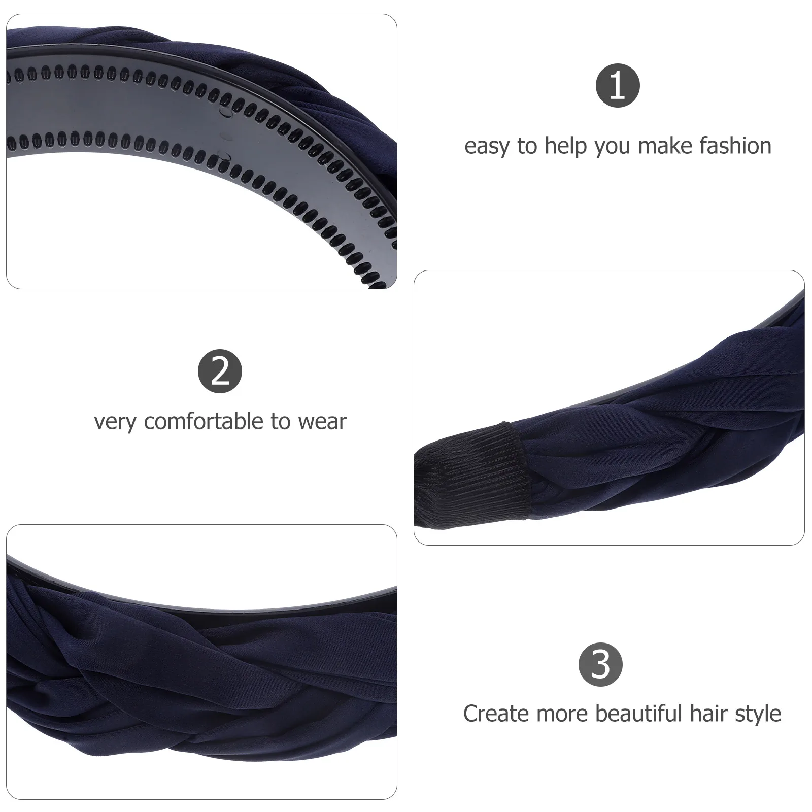 

Retro Hairb Twist Headb Face Washing Fabric Polyester Women Girl Accessory Comfortable Daily Party Hairstyles