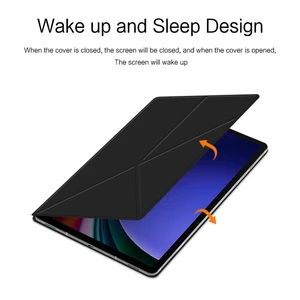 غطاء مغناطيسي من Huwei لجهاز Samsung Galaxy Tab S9 FE S7 S8 Plus S9FE S7FE S9 + S8 + S8 S9 Ultra Talbet يدعم الغطاء الذكي أفضل 10 حافظات سامسونج تاب S8 مبيعا - رقم 5