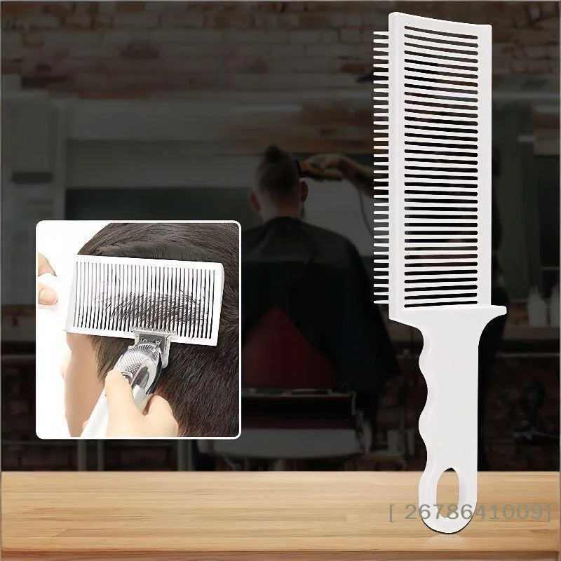 ⚑1Pcs Hair Cutting Combs Professional Barber Clipper Flat Top Hair Cutting Comb For Men Fading Comb Salon Styling Tool