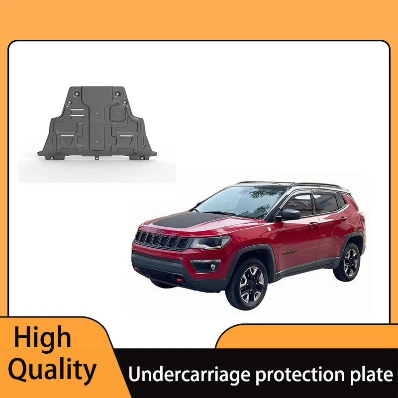 Custom Fit Chassis Bottom Protector Under Engine Shield Lower Engine Cover Engine Guard For  Jeep Compass 2017