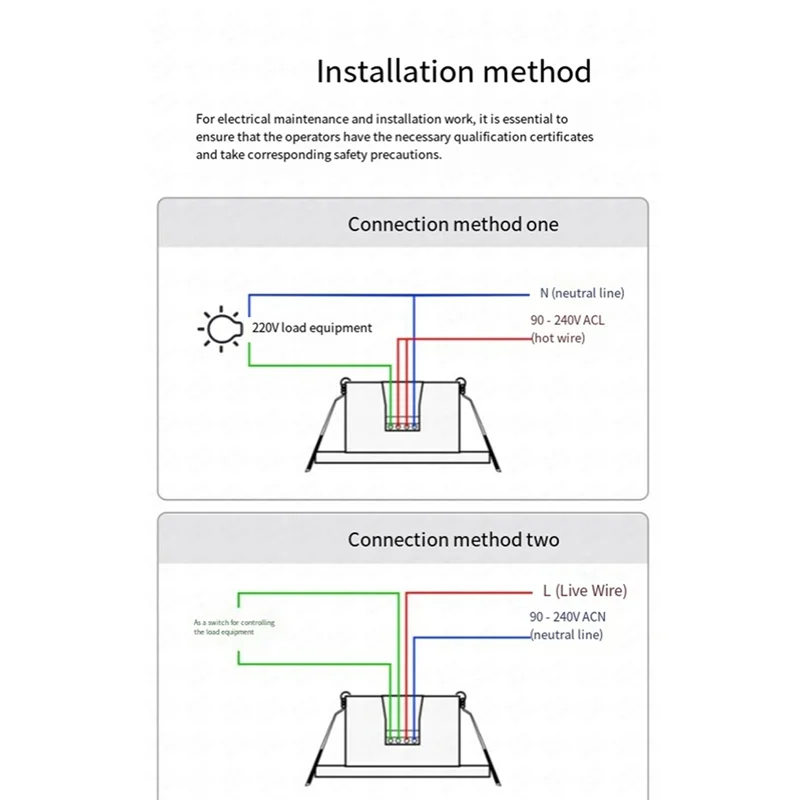 【Exklusiv!】Smart Human Presence Detector Decke PIR Hub 2-in-1-Funktion Radarerkennungssensor Photometrisch
