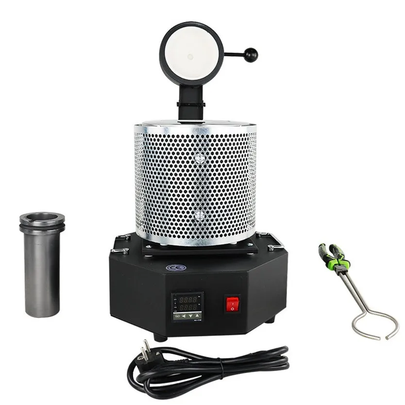 

Новая мощная плавильная печь для золота 1400 Вт, плавильная печь для серебра, оборудование для плавки золота, серебра, меди и других металлов