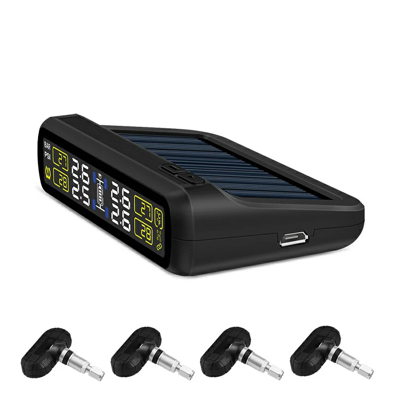

Factory Direct Sale Car Solar Tpms Auto Wireless BluetoothS Internal Universal Tire Pressure mon itoring Systems