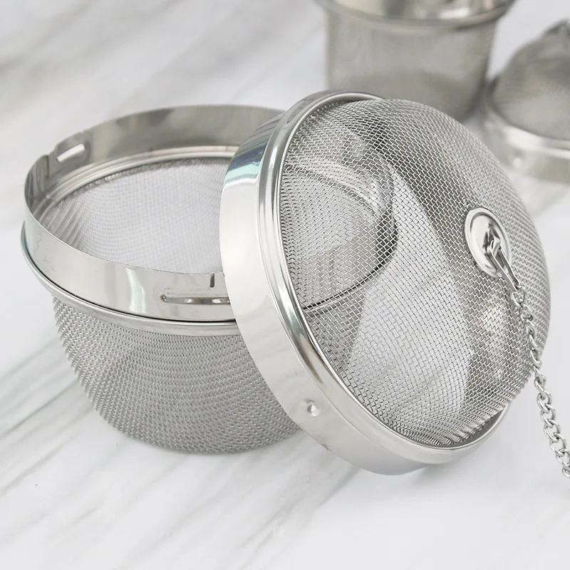 1Pcs Stainless Steel Tea Infuser Teapot Tray Spice Tea Strainer Herbal Filter Teaware Accessories Kitchen Tools Tea Infuser Tea