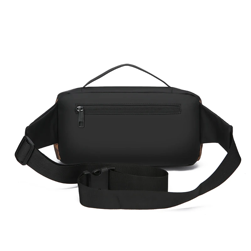 Fashion Business Waist Bag Multifunction Fanny Pack Men Belt Bag Casual Travel Storage Shoulder Crossbody Chest Bag Male Handbag