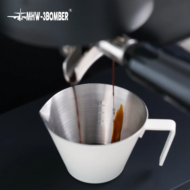 100ml Coffee Measuring Cup Stainless Steel Milk Cups Chic Cafe Kitchen Accessories Easy to Read Creamer Measurements Inside