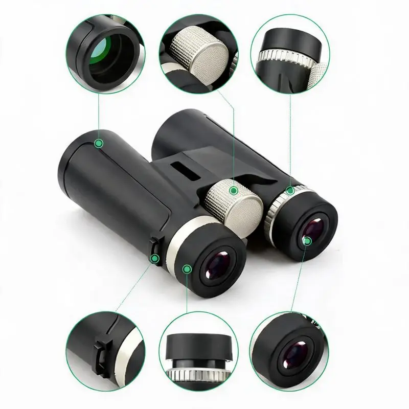 Large Field of View High Definition Telescope Adult Bird Watching Hunting Camping Hiking Portable Binoculars