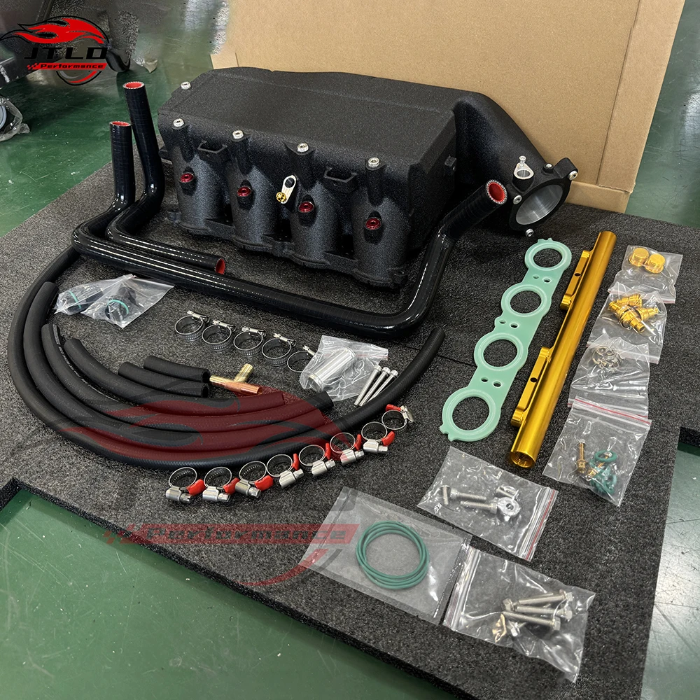 For B48 Tu Performance Intake Manifold 120mm Core Thickness High Flow CNC Inlet Manifold for BMW B48 Engine 2.0L Turbo Upgrade