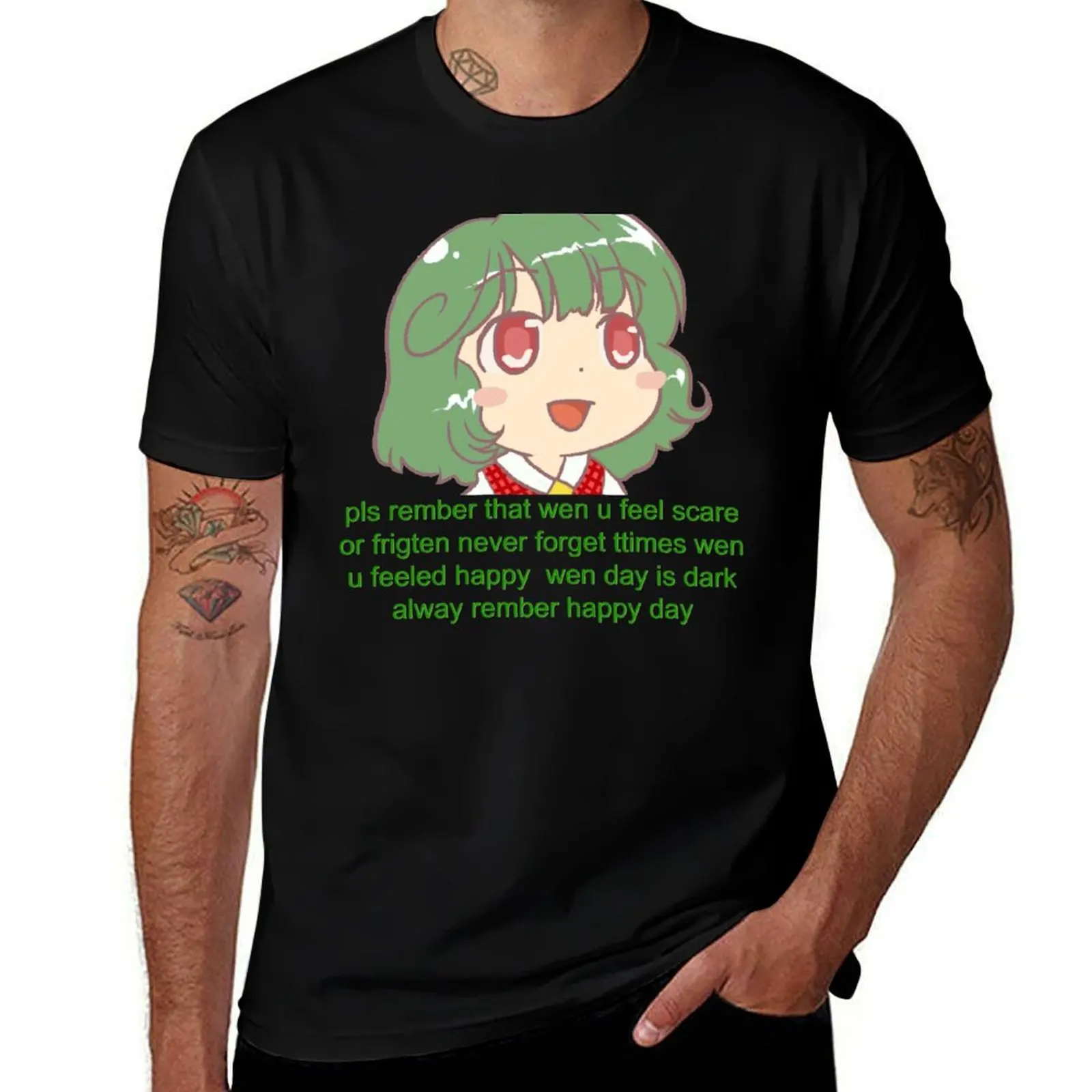 Chibi Yuuka Comforts You T-Shirt Festival Casual Short Sleeve T-Shirt