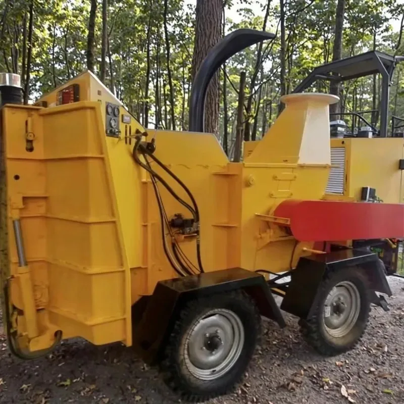 50HP Diesel Wood Shredder with Hydraulic Lift for Orchard Pruning Fast Shredding for Mulch Production