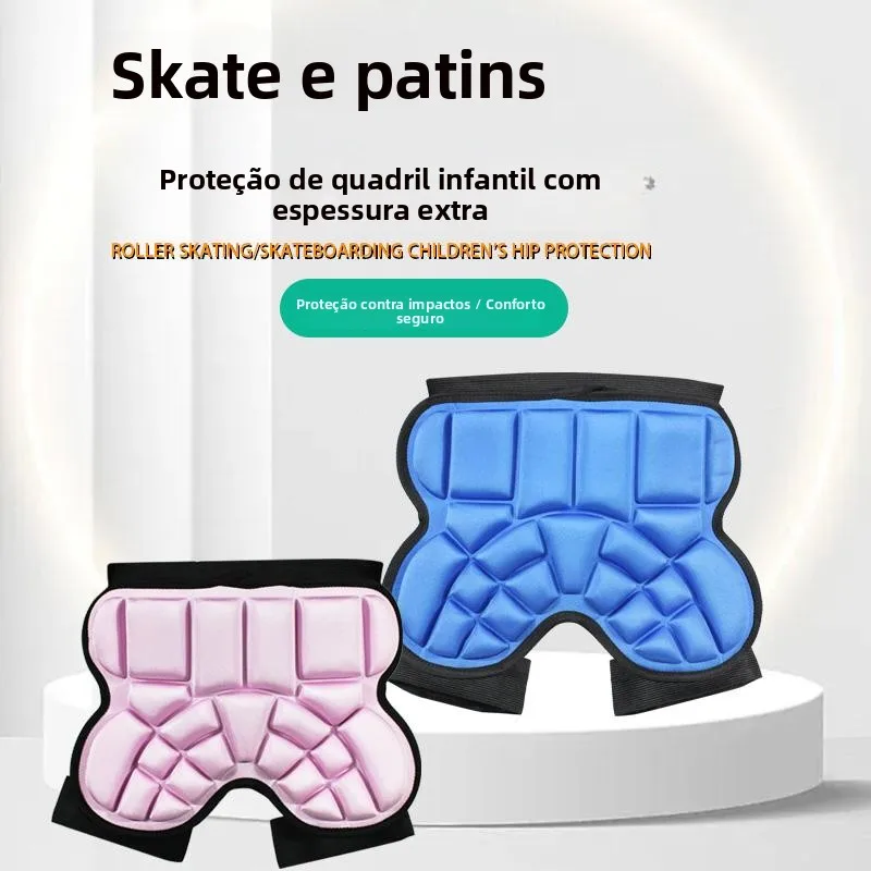 厚みのあるスキー用お尻保護パッド、スケートボード保護具、転倒防止、冬用屋外アイススケート保護ギア