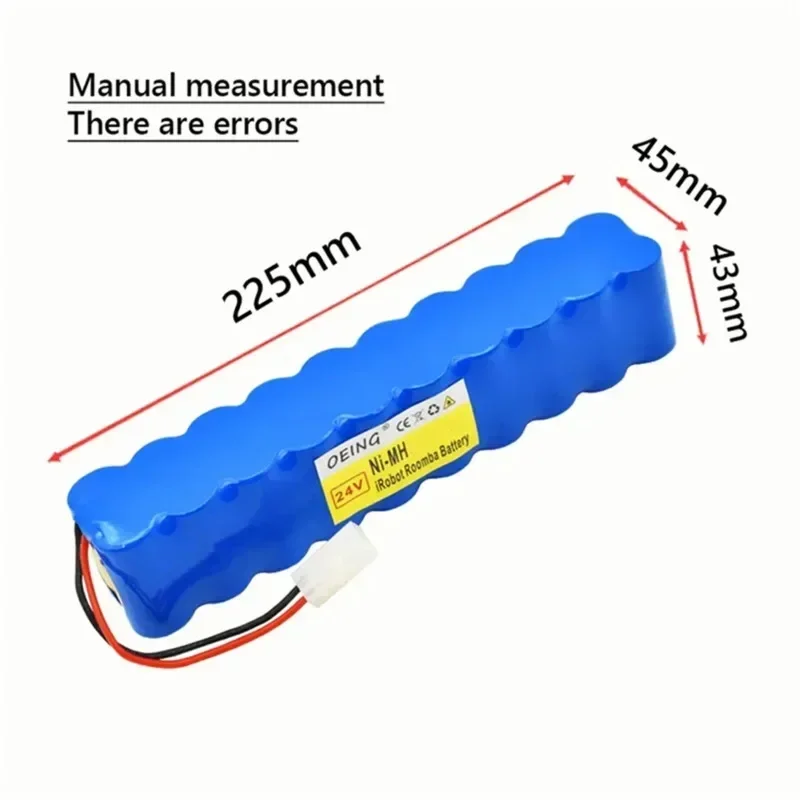 حزمة بطارية 9000 مللي أمبير 24 NiMH CD Aspirador de PoloBesen Air Force Extreme، RH8771WS RH877501 RH8779 RH877901، نوفو