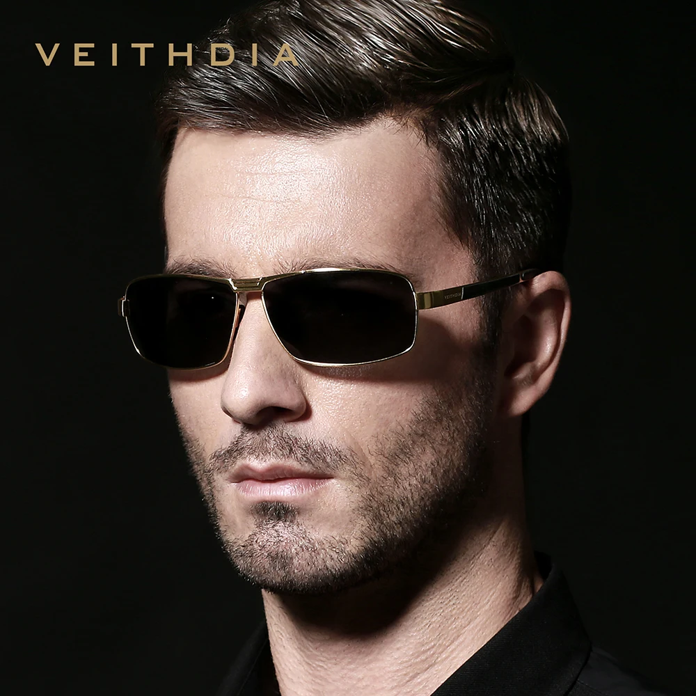 VEITHDIA Brand Sunglasses Sport Women Men Outdoor Driving Sun Glasses Vintage Polarized UV400 Lens Male Eyewear For Female 2711