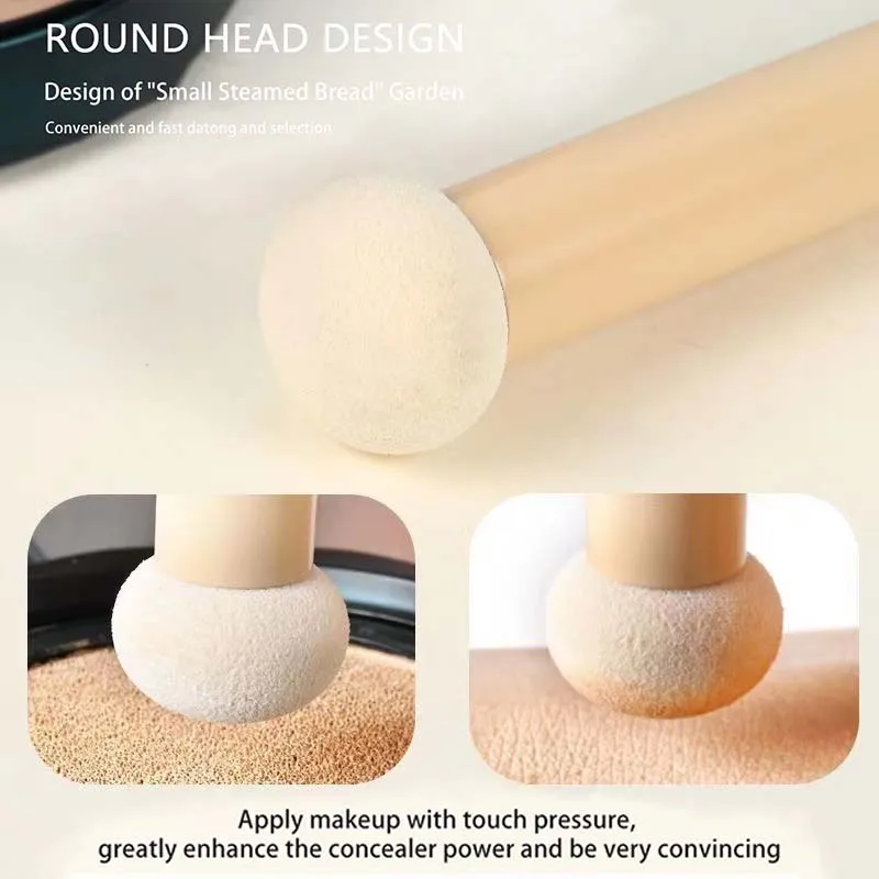 High Quality Makeup Brushes Mantou Sponge Concealer Brushes Lipstick Lip Makeup Brush Cosmetic Tools Foundation Concealer Brush