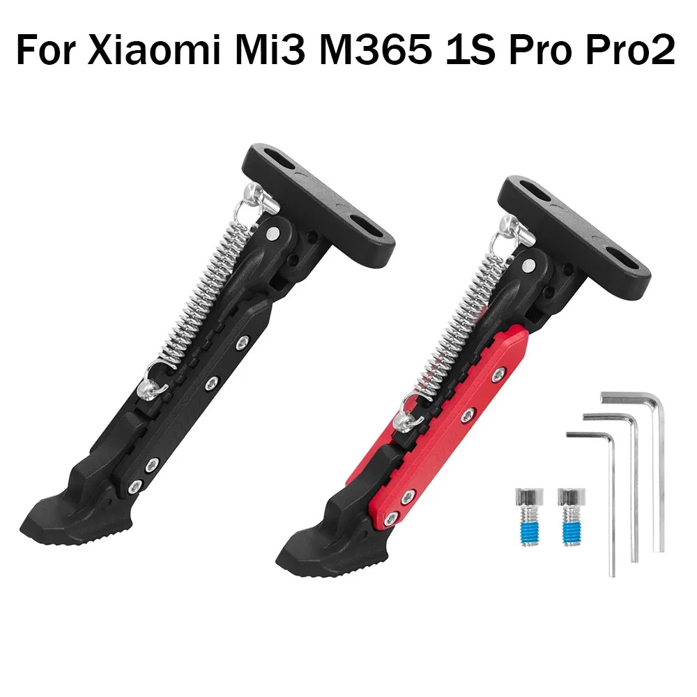 

Новый комплект с подставкой для Xiaomi Mi3 Kickscooter M365 1S Pro Pro2 E-Scooter, регулируемая улучшенная боковая ножка для парковки, поддерживающая подставка, детали