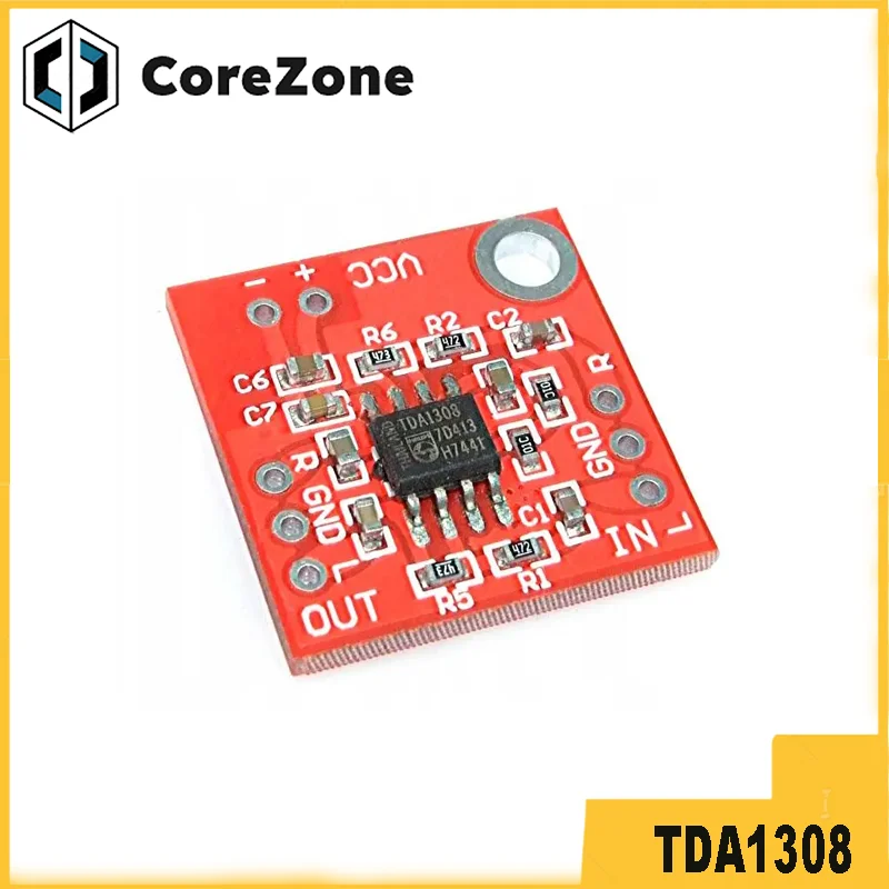 1-10pcs TDA1308 Headphone Amplifier Board Headset Amp Preamplifier Board Module 3V-6V
