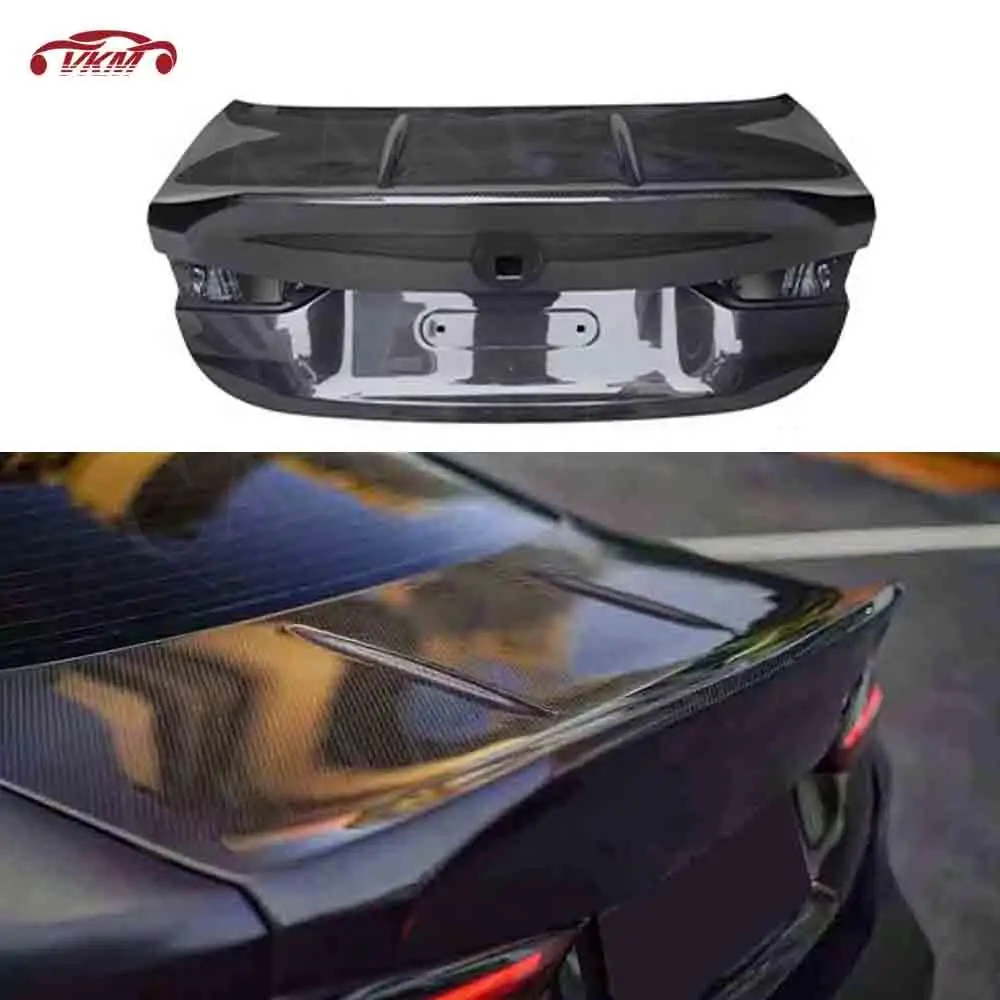 

For BMW 3 4 Series G80 M3 G82 M4 2021+ Car Rear Spolier Boot Flaps Plate Decklid Panel Wing Trunk Lid Body Kits Car Accessories