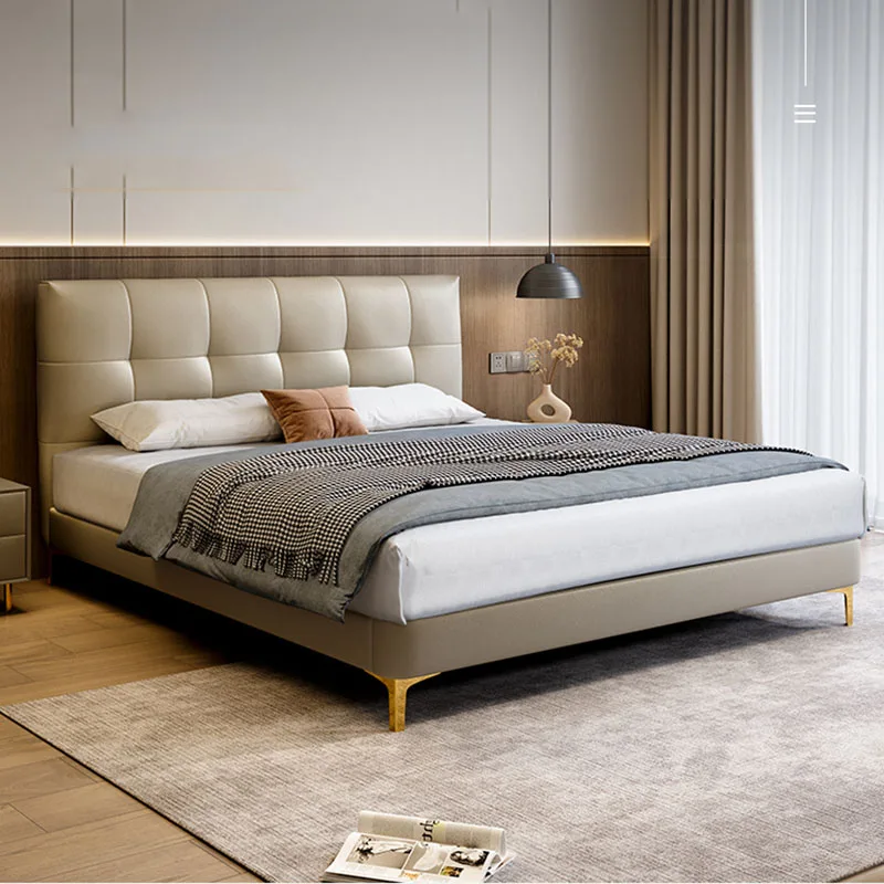 

Bedroom Queen Bed Children Modern Loft Luxury Headboards Massage Beauty Bed Space Saving Camas De Casal Lounge Suite Furniture