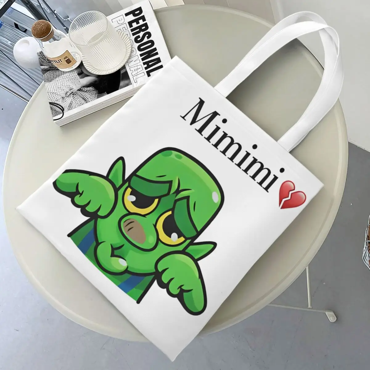 Mimimi Clashed Royales Shopper Bag حقائب اليد الجمالية القماش العمل حمل حقيبة المرأة طباعة أكياس التسوق #2