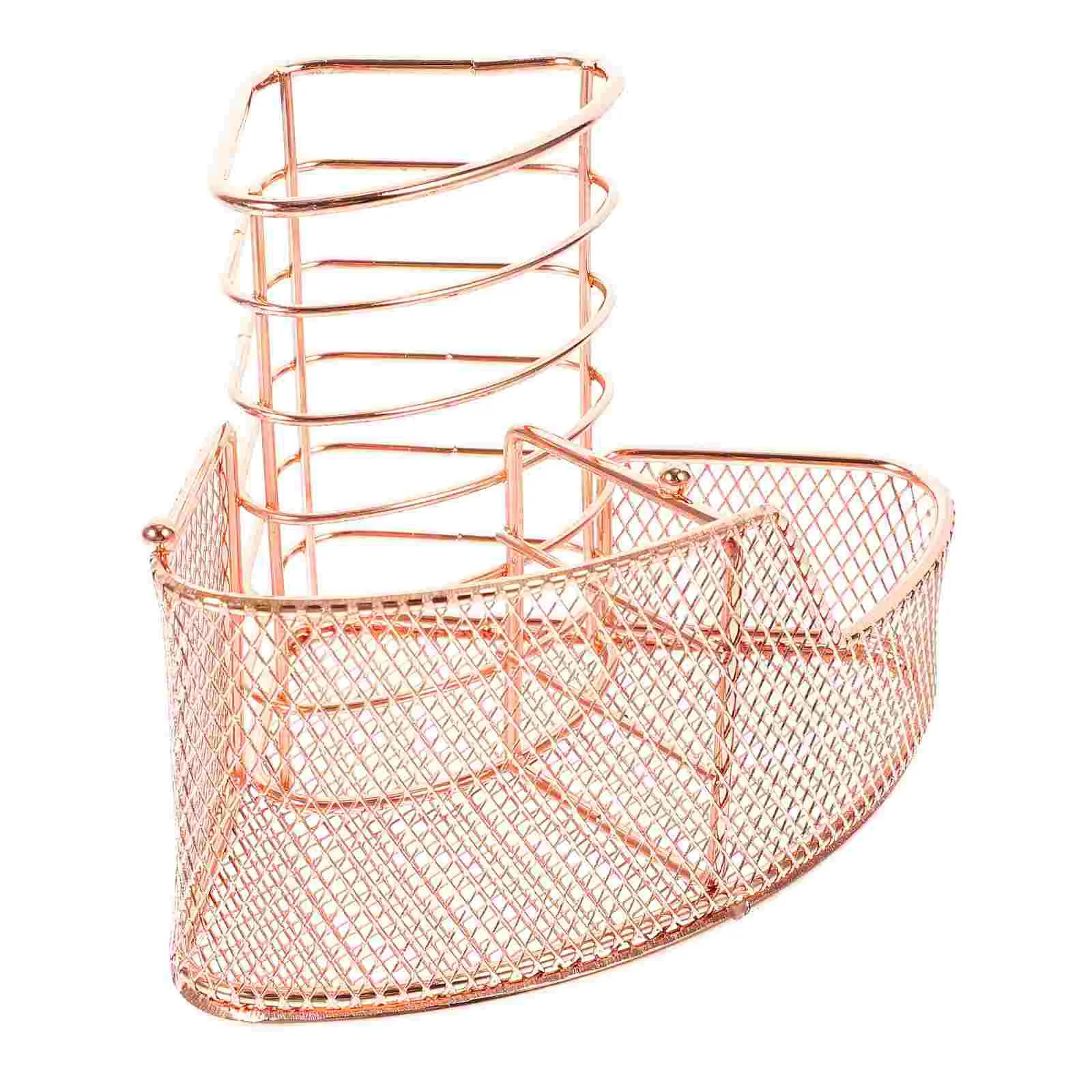 

Pen Holders Iron Desktop Pencil Cup Brush Rose Gold Makeup Container Skincare Organizer