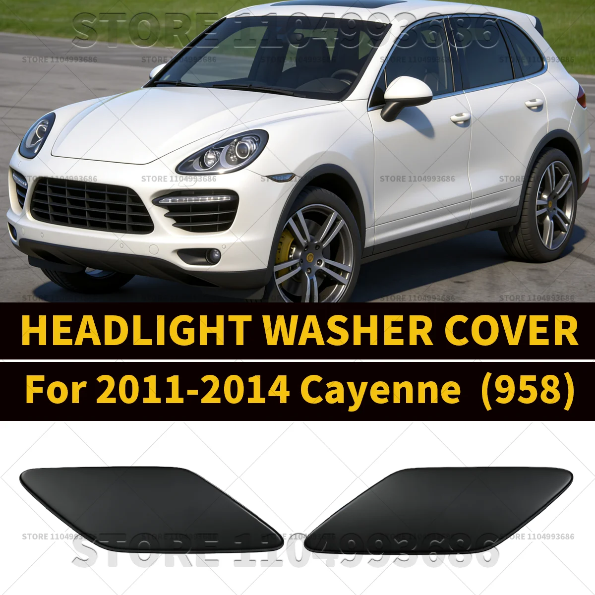 Para Porsche 2011 2012 2013 2014 Cayenne (958) cubierta limpiaparabrisas OEM 95862830300 95862830400 95862830300G2X 95862830400G2X