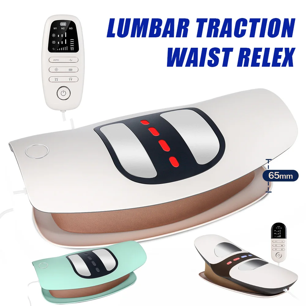 

Electric Lumbar Traction Massager Adjustable Back Massage Device Vibration Waist Massager Waist Spine Support Massage Machine