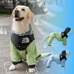 Dog Raincoat 1PC Cat Windproof Water All-Inclusive Hooded Rain Poncho Outdoor Poncho Large Small and Medium Dogs Pet Supplies