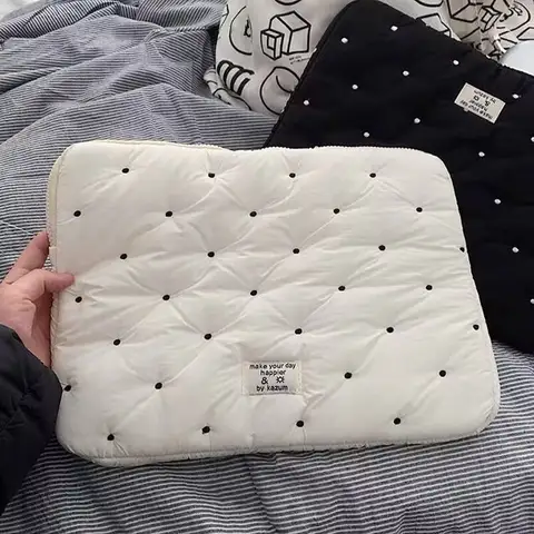 Laptopväska för Macbook Air 13-tums fodral, 13-14 tums puffigt notebook-fodral, 15-16 tums söt laptopväska, 9-11 tums surfplatta, flickväska 8 best sales puffigt laptopfodral - №3