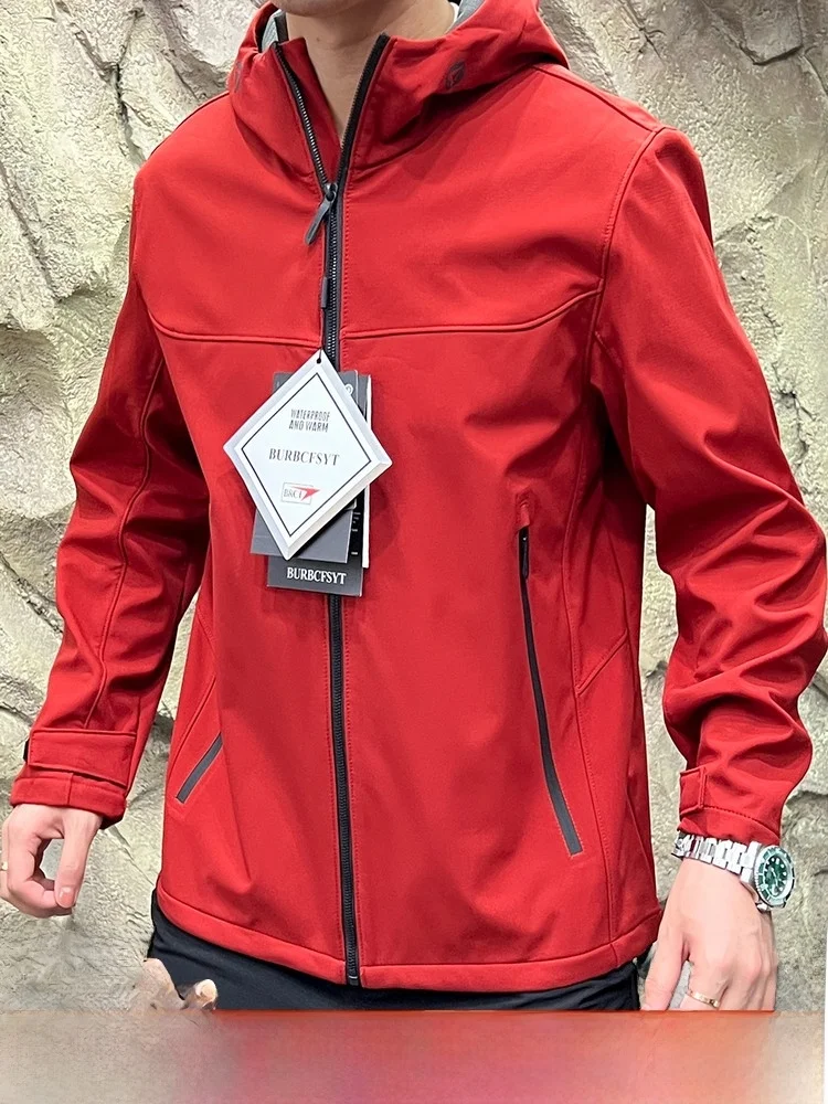 

Уличное мягкое пальто ell Jaet 3D пошив, дышащая водонепроницаемая полиэфирная ткань, молодежное пальто на весну и осень