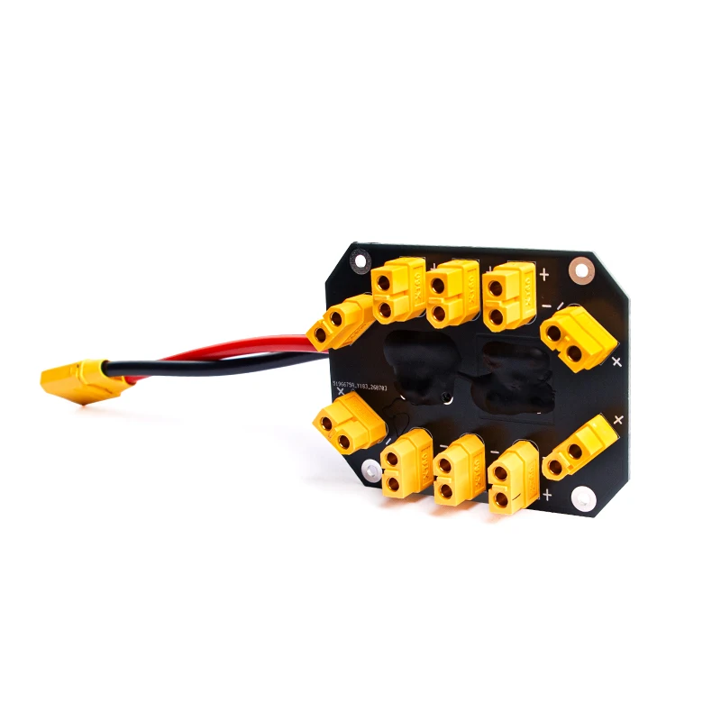 flyroun XT60 pdb  XT90 Male Input To Female Output Parallel Charging Board For RC FPV Drone Lipo Battery Charger