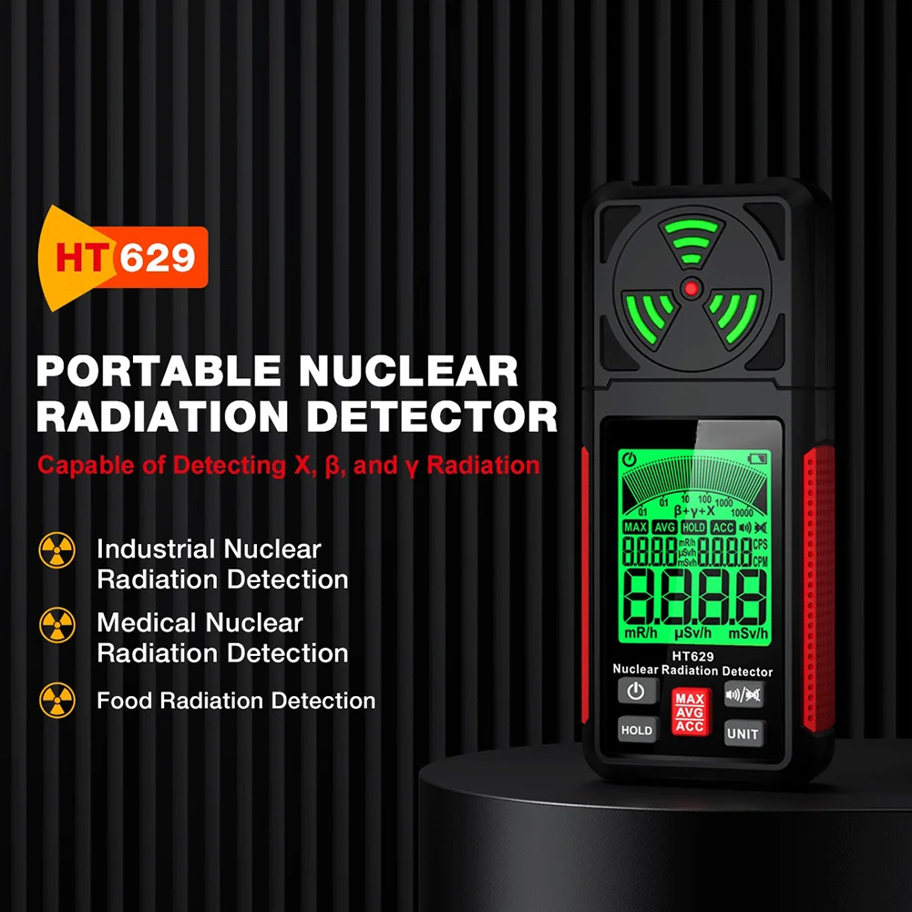 

HT629 LCD Electromagnetic Radiation Tester Portable Handheld Radiation RF Tester Portable Digital EMF Meter