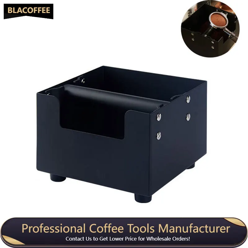 

Coffee Knock Box Stainless Steel Coffee Grounds Container Espresso Machine Accessories Coffee Grind Knock Box Residue Trashbin