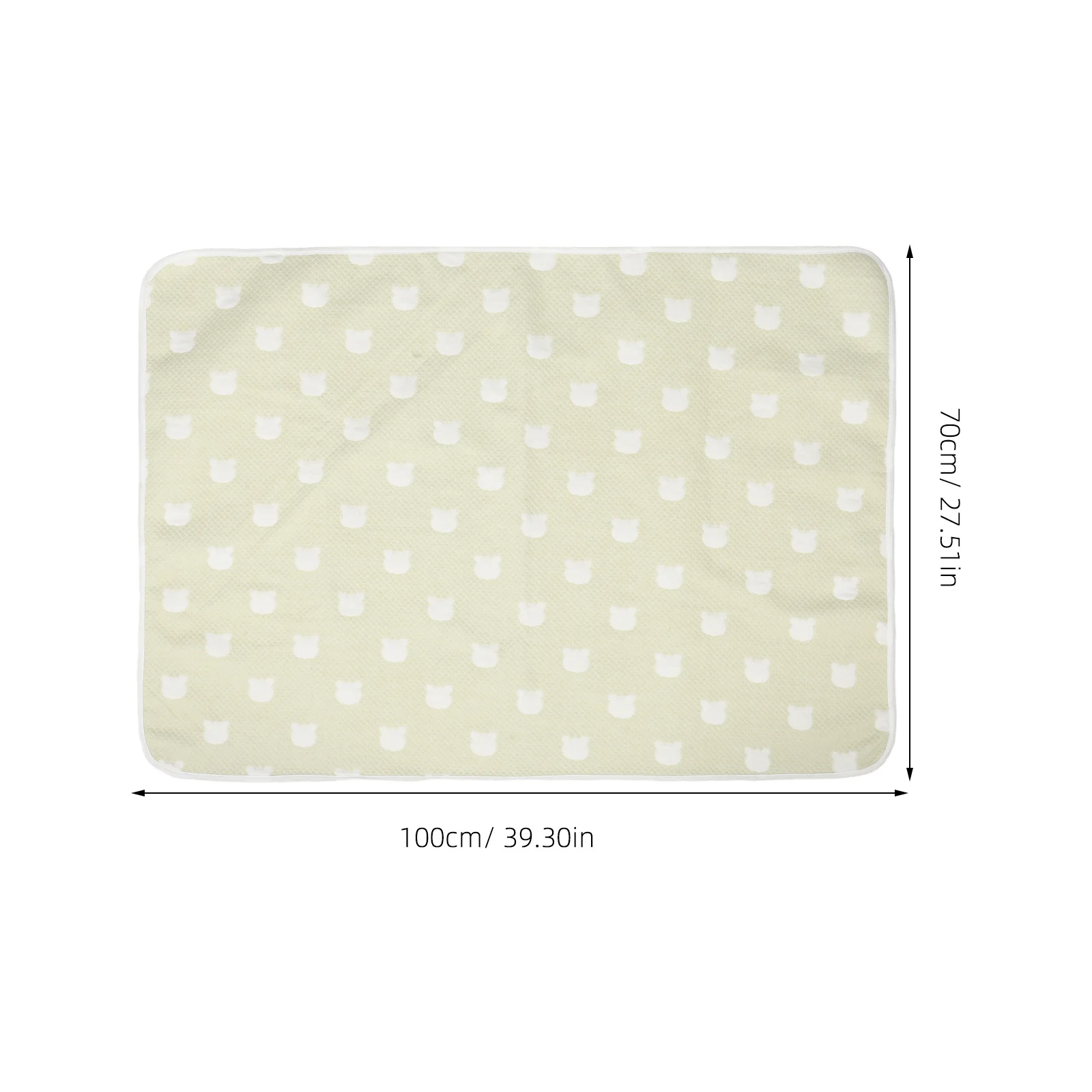 ベビー防水ベッドパッド 洗える 再利用可能 おむつ替えマット 大きめサイズ コットンおむつパッド 赤ちゃん 幼児用
