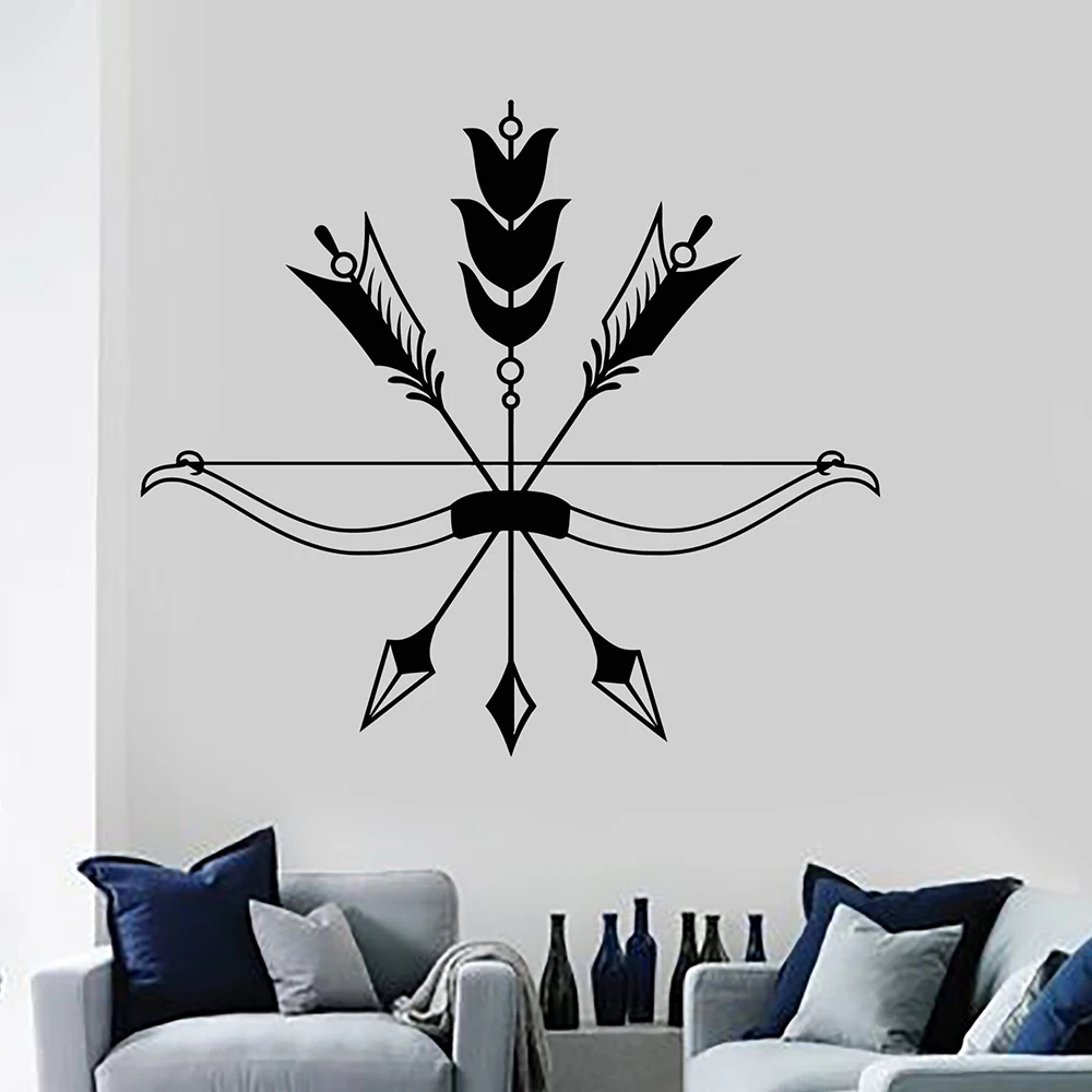 1PC Cartoon Bow and arrow Home Decor Modern Acrylic Decoration For Bedroom Decor Decoration Accessories